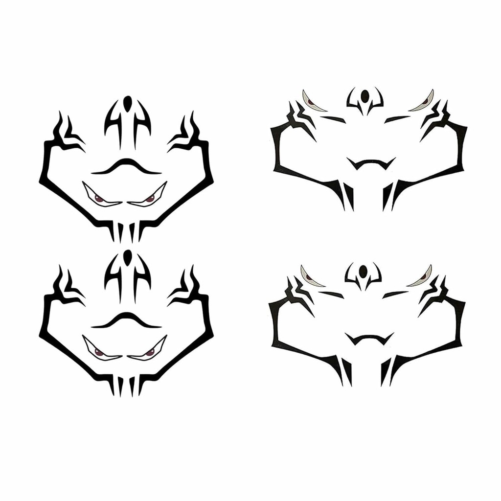 สติกเกอร์ทัคเคดซูกูนา ลายอนิเมะ สำหรับคอสเพลย์ Sukuna Ryomen Tattoo (01)