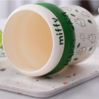 CGH แก้ว miffy มิฟฟี่ เซรามิค แก้วใส่กาแฟ ถ้วยกาแฟ กิฟต์ ถ้วยน่ารัก ถ้วยมีฝาปิด