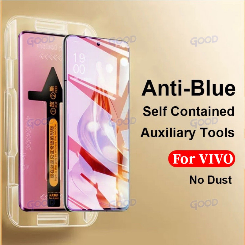 ติดตั้งง่ายกระจกนิรภัยสําหรับVIVO V50 V40 V30Pro V30 V30e V29Pro V29 V27Pro V27 V25Pro X200Pro X200 
