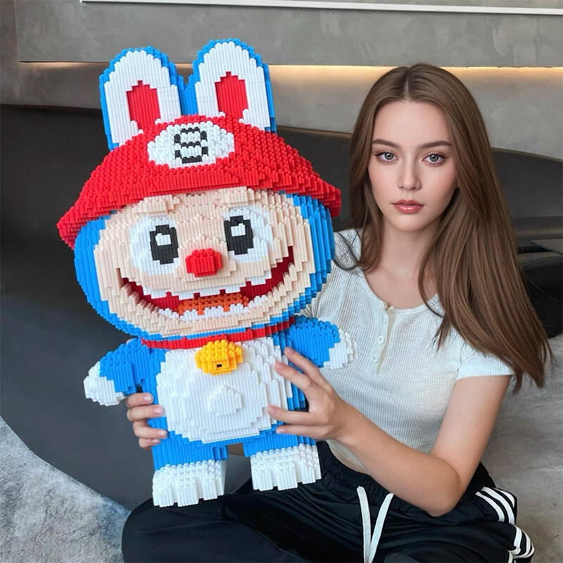 บล็อกตัวต่อ เลโก้ ขนาดใหญ่ 10000pcs 51CM บล็อกอาคาร 3D ตัวต่อเลโก้ ของเล่นสําหรับเด็ก