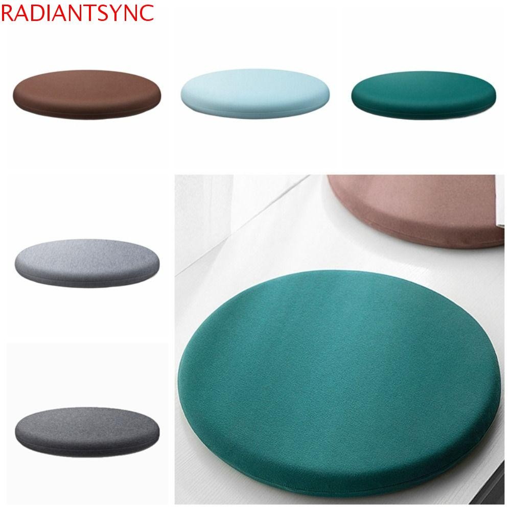 RADIANTSYNC เบาะรองนั่งทรงกลม, เบาะรองนั่งยืดหยุ่นข้น, สีทึบซักได้ 30 ซม.เบาะเก้าอี้นุ่มตกแต่งบ้าน
