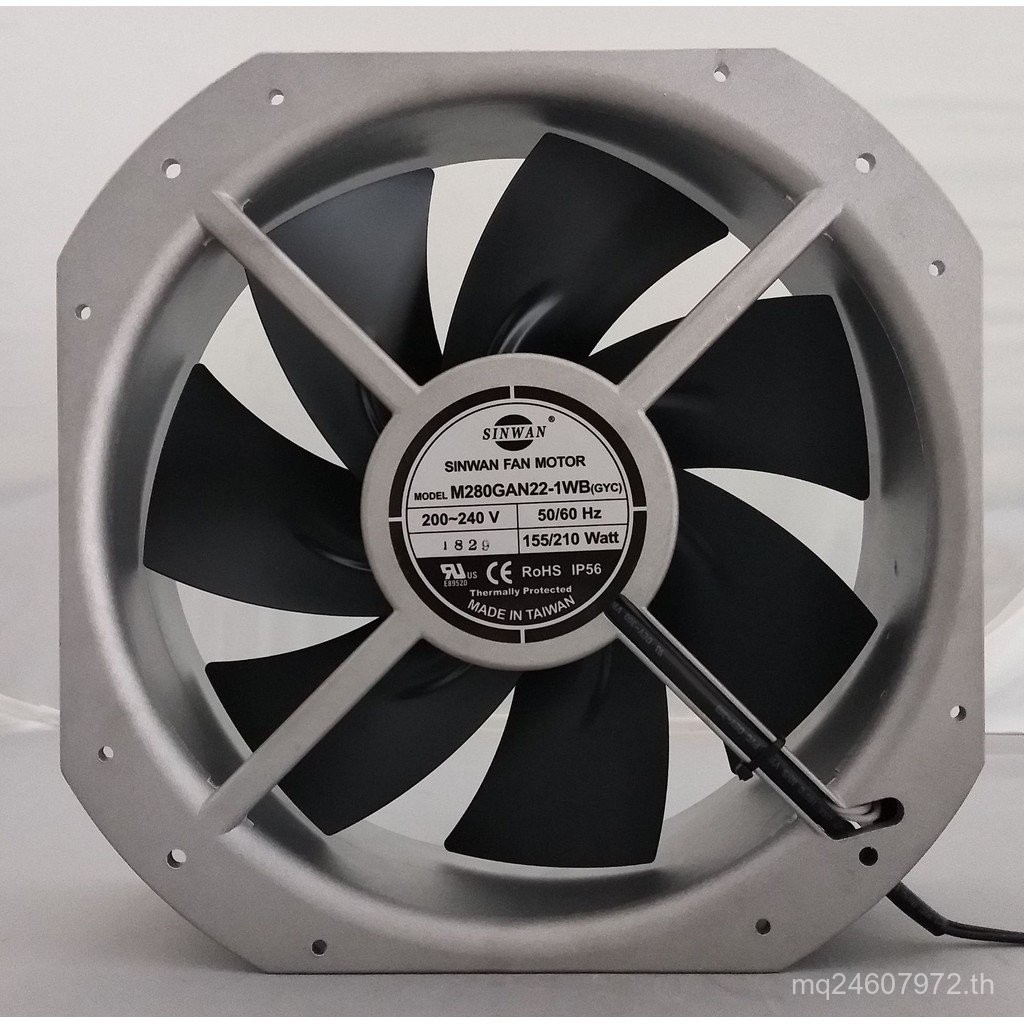 การกระจายความร้อนคุณภาพสูง Belief Bay Axial Flow GYC (พัดลมระบายความร้อนโลหะ M280GAN22-1WB)