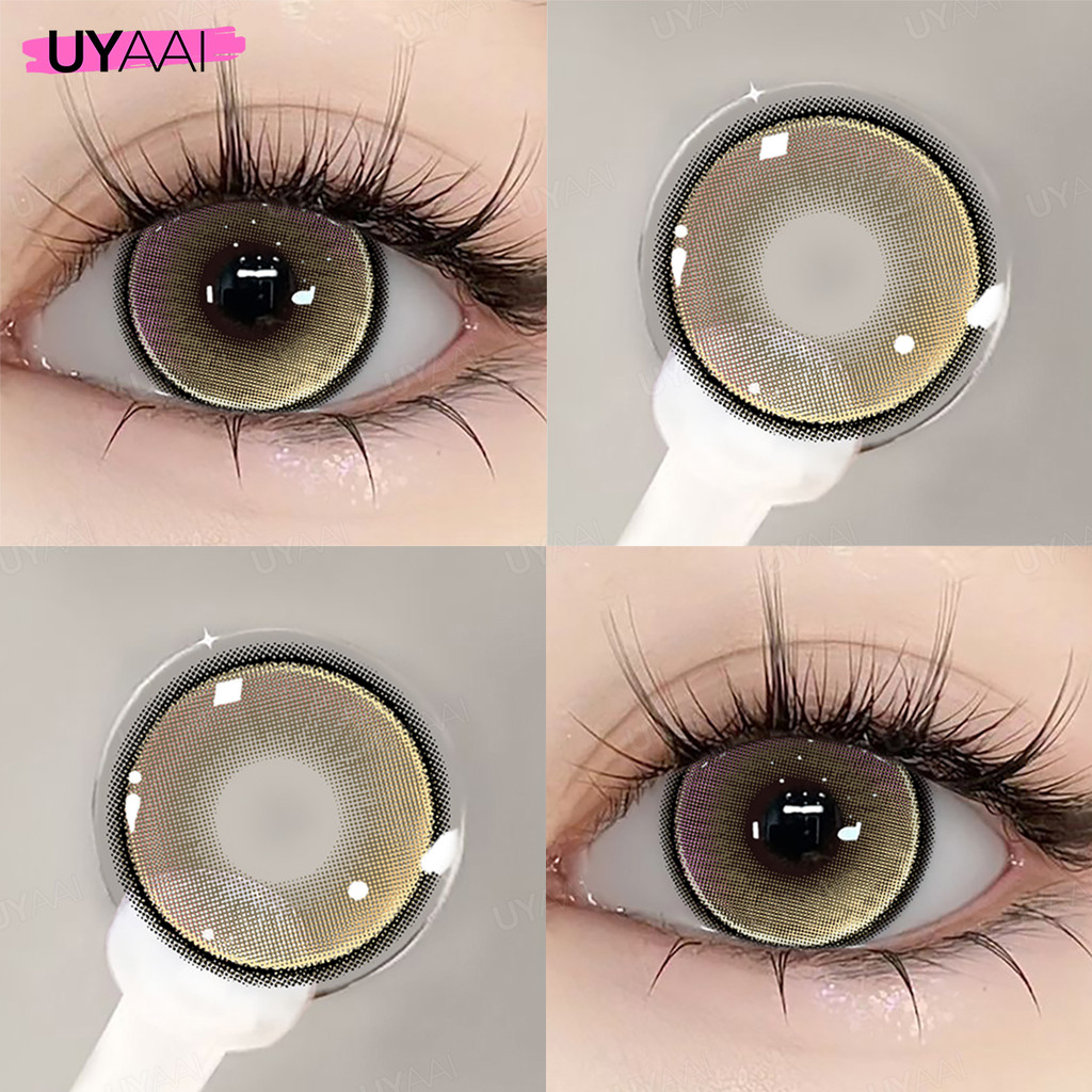 ซื้อ 2 คู่ ลด 50% คอนแทคเลน  UYAAI x FRESHLADY CrystalOrb series คอนแทคเลนส์สี 14.5mm Gray คอนแทคเลนส์รายเดือน