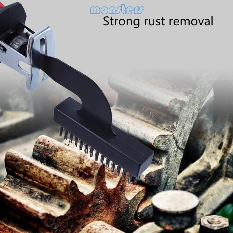 แปรงทําความสะอาดไฟฟ้า Mon Saber Saw แปรงลูกสูบสําหรับแปรงไนลอนลวดหัว
