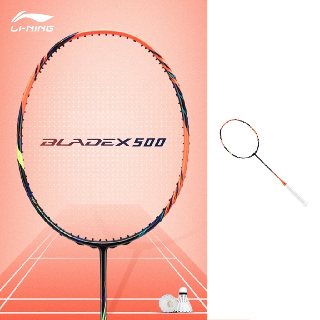 Lining BladeX 500 4U อุปกรณ์สำหรับทั้งชายและหญิง แร็กเก็ตขัดขวางความเร็วจากคาร์บอนไฟเบอร์ยืดหยุ่น AY