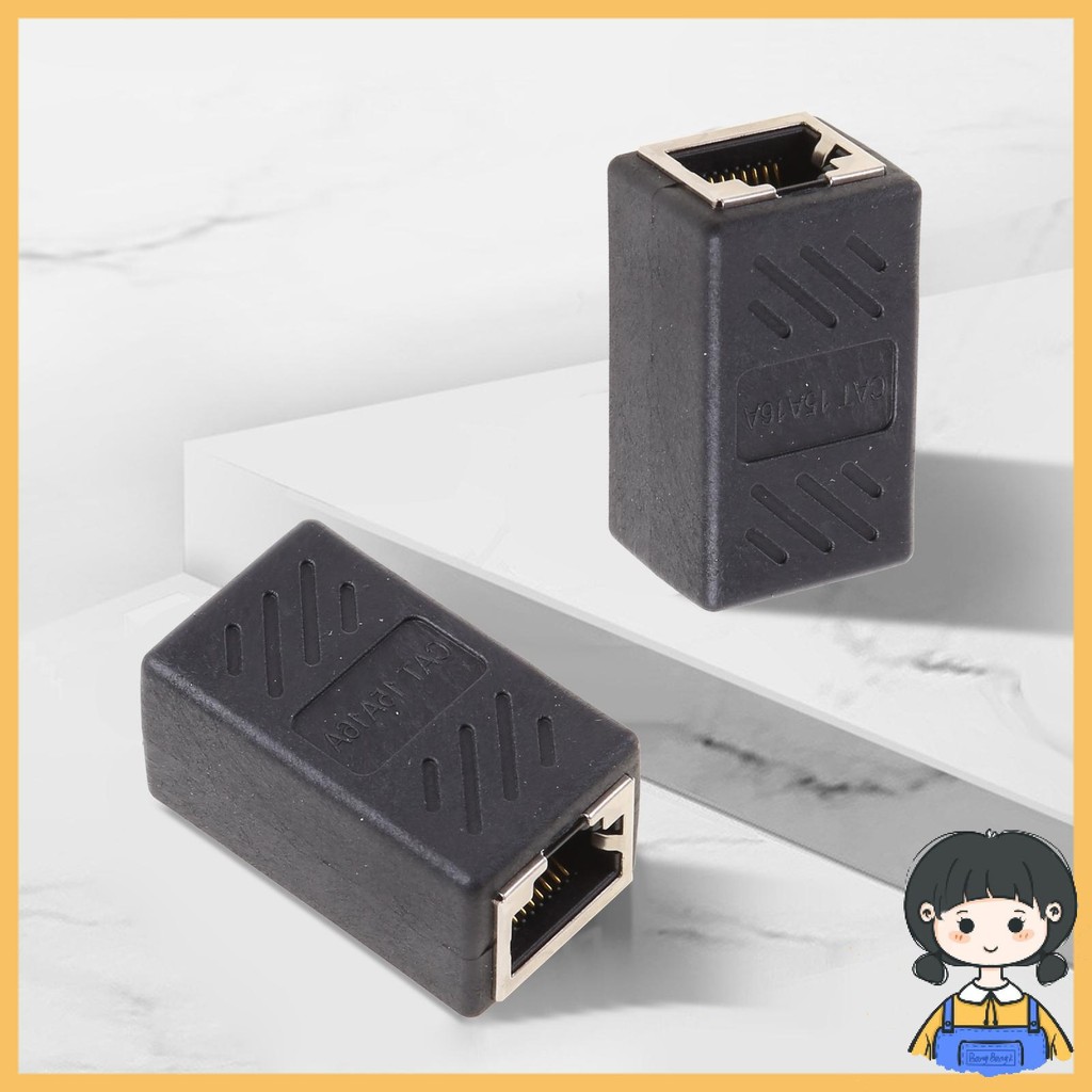 Bang Female to Female LAN Connector Adapter Coupler RJ45 Cable Extender สําหรับ H