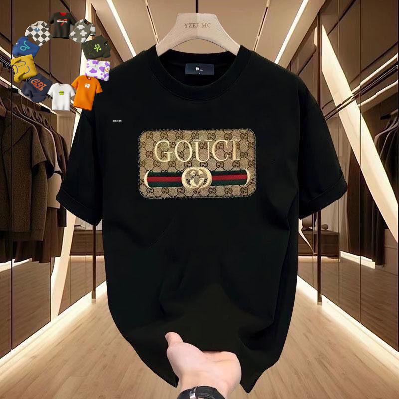 เสื้อยืดพิมพ์หลวม ผ้าฝ้าย 100% สำหรับทุกเพศ