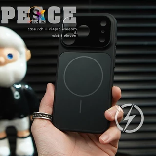 ใหม่สําหรับ iPhone 13 14 15 16 17 Pro Max เปลี่ยนเป็น 17 Pro Max เคสโทรศัพท์แทนที่ 17 AIR ปลอกพรีเมี่ยม PC + matte Glass กลับแม่เหล็กกันกระแทกป้องกันกรณี