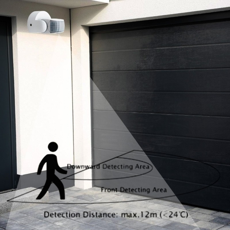 CH * Double Probe Human Body Sensor Switches Outdoor Security Motion Sensor Detector Movement Switch