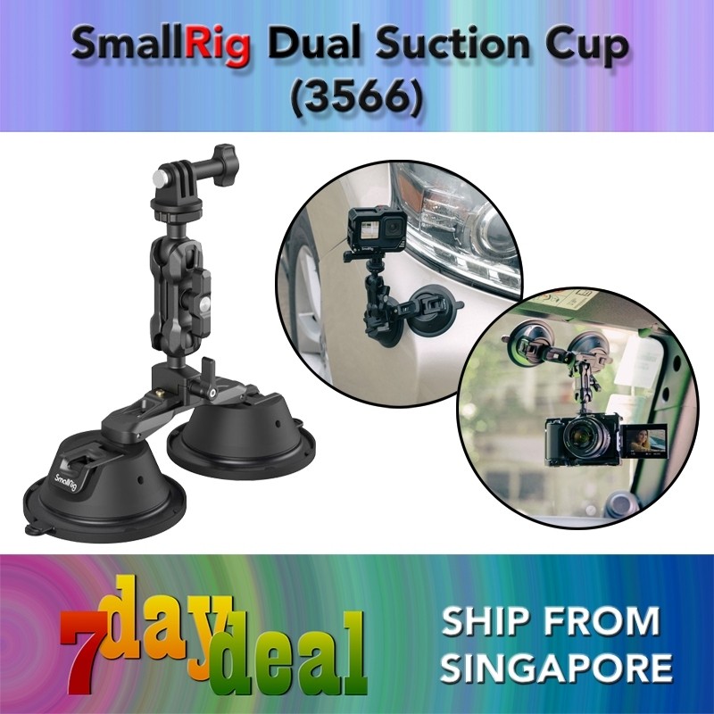 SmallRig ถ้วยดูดคู่แบบพกพา SC2K 3566