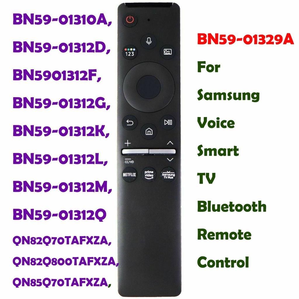 BN59-01329A สําหรับ Samsung Voice สมาร์ททีวีบลูทูธรีโมทคอนโทรล BN59-01310A, BN59-01312D, BN5901312F,