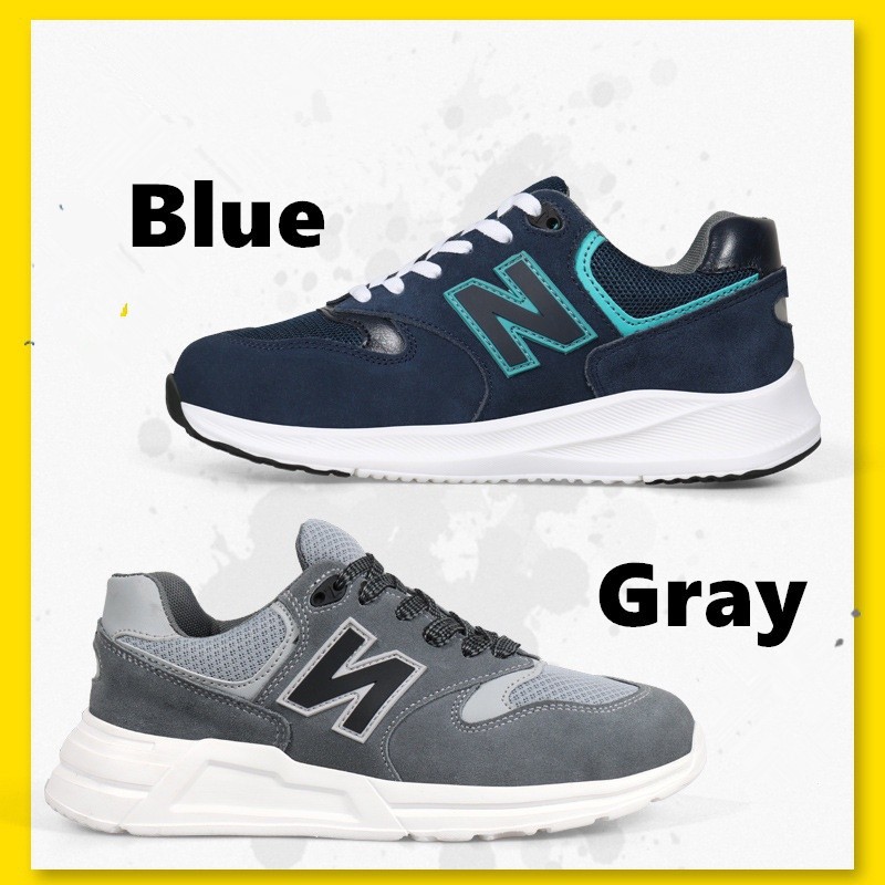 รองเท้ากีฬา รองเท้าเซฟตี้ พื้นเคฟล่า น้ําหนักเบา ระบายอากาศได้ดี เพื่อความปลอดภัย ไซซ์ 36-46 - รูปที่ 5