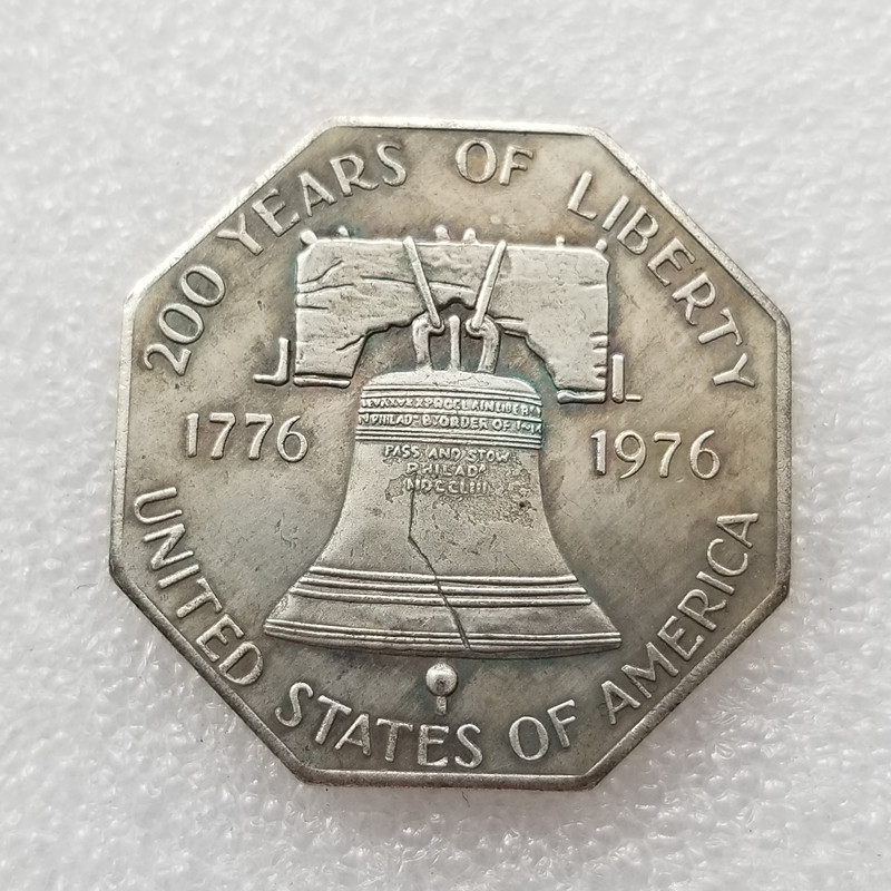 งานฝีมือโบราณ French แปดเหลี่ยม Shape เหรียญรูปพิเศษเหรียญที่ระลึก T2051LYAJIE25912 XIY1