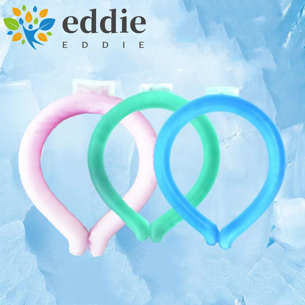 EDIE 1/2 ชิ้นคอ Cooling แหวน, Cool Tube ฤดูร้อน Gadget คอ Cooler ปลอกคอ, แฮนด์ฟรีนํากลับมาใช้ใหม่แบบ