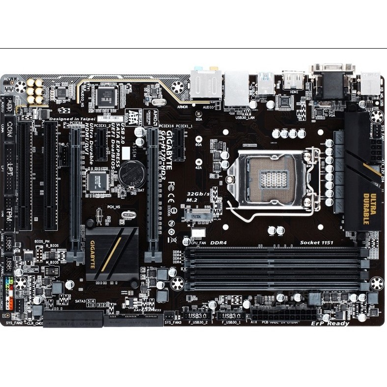 Gigabyte/Gigabyte B150-HD3 H170-HD3 B150-PLUS 1151 บอร์ดขนาดใหญ่ M.2 6th Generation 7