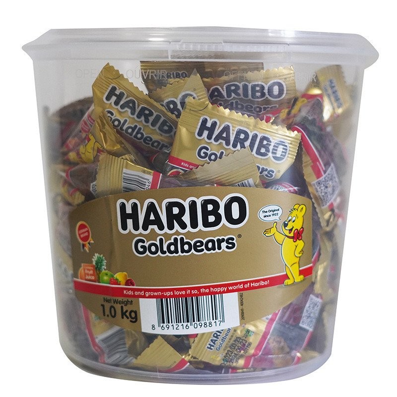 Gummy นําเข้า qq Golden Bear Gummy Bear Barrel Gummy Fruit Flavour haribo ZHLC