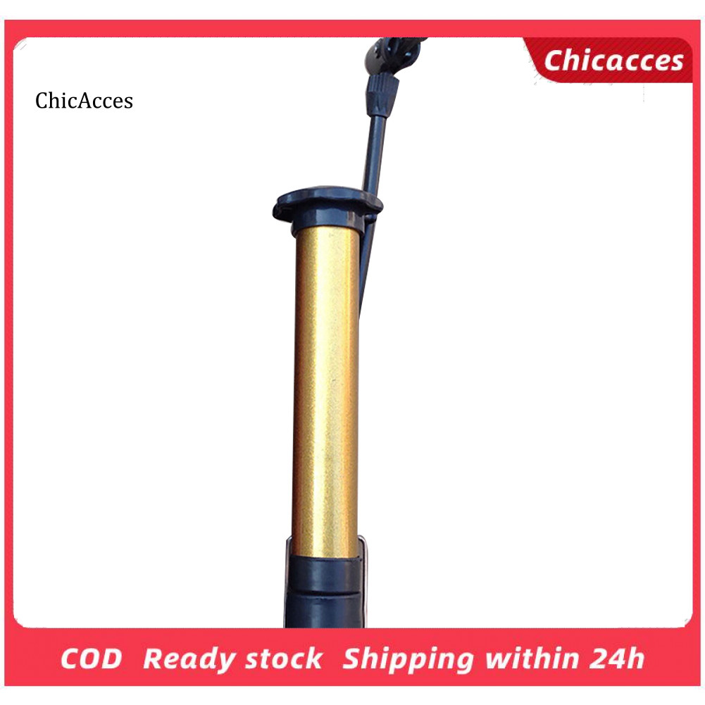 <ChicAcces> แบบพกพาแรงดันสูง Bycycle ยางบาสเกตบอลฟุตบอลคู่มือปั๊มลม Inflator