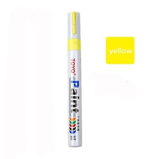 ปากกามาร์คเกอร์สี สีสันสดใส คุณภาพดี กันน้ำ ปากกาสีโลหะถาวร เหมาะสำหรับยางรถยนต์ ยาง และกระจก