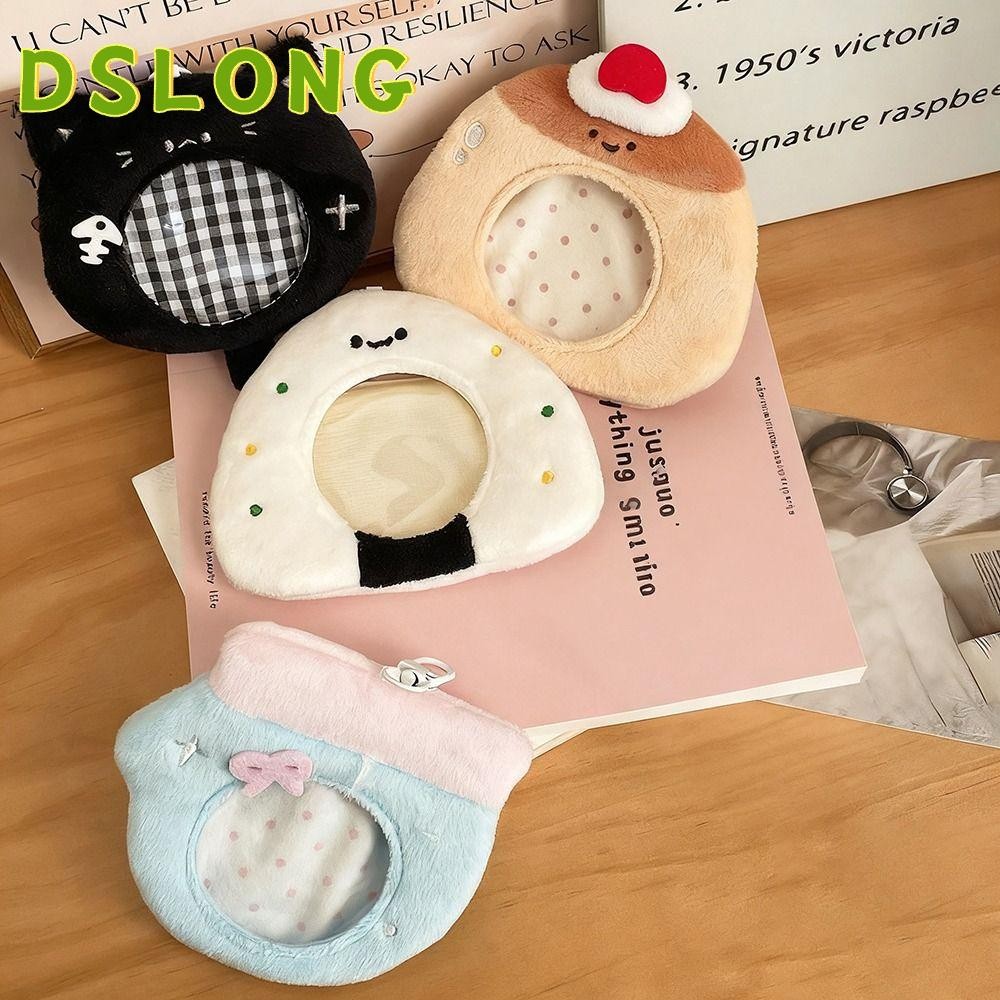 DSLONG ที่ใส่การ์ดสำหรับตุ๊กตา พกพาได้ง่าย มีฝาปิดและซิปล็อก