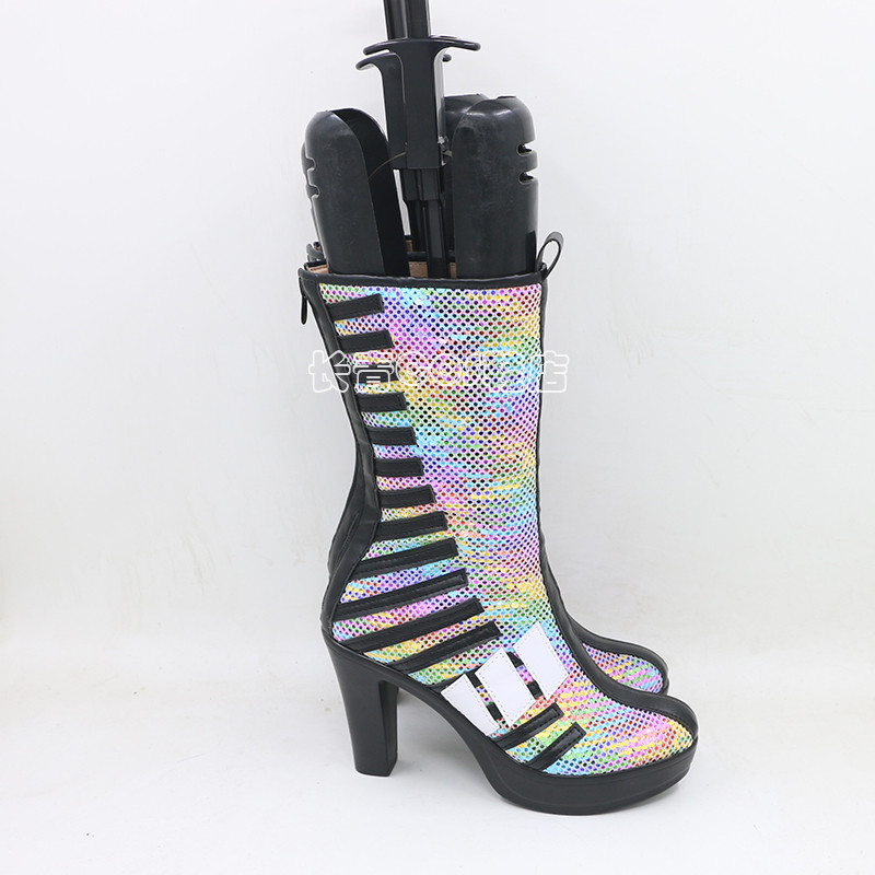 รองเท้าคอสตูม Raptor Squad Harley Quinn แบบเพิ่มความสูง พร้อมบริการจัดส่งฟรี