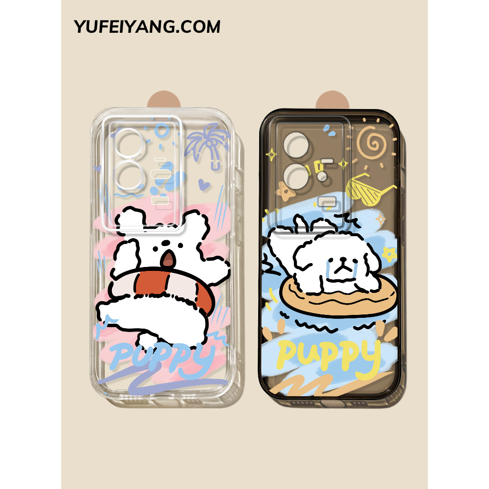 เคส iqoo z9x 5g เคส iqoo 12 iqoo z9 5g เคส iqoo 13 case เคส iqoo 13 การ์ตูนการ์ตูนว่ายน้ําลูกสุนัข i