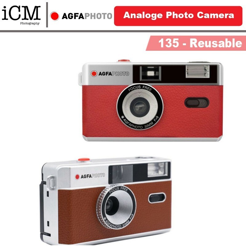 Agfa Photo Analoge 135 35 มม. กล้องฟิล์มแบบใช้ซ้ําได้
