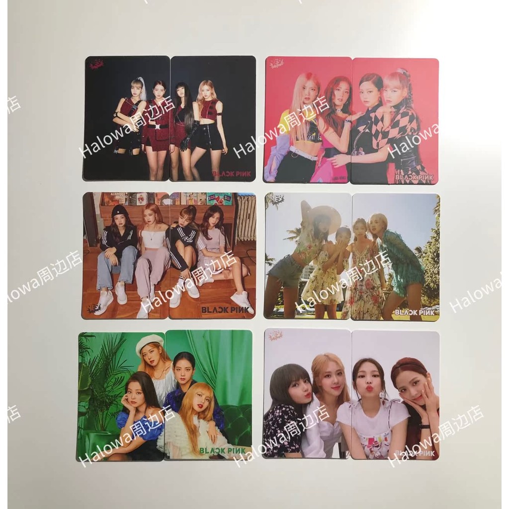 BLACKPINK YES CARD ฉบับที่ 51 ~ 62 Group CARD Puzzle CARD Collection Photo CARD หมึกสีชมพู