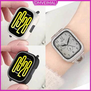 เคสพีซีเพชรระยิบระยับ for Smartwatch Redmi Watch 5 Active ป้องกันหน้าจอกันชนปกคลุมสำหรับดูสมาร์ท for Redmi Watch 5 Lite