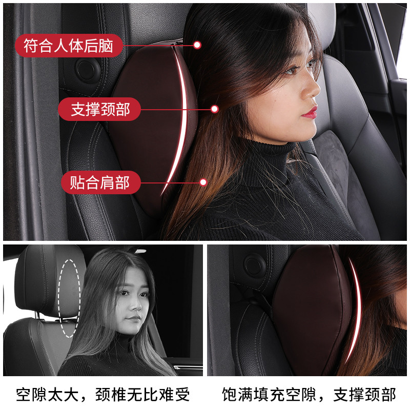 Audi รถหมอนคอหมอน Headrest Lumbar Support A6L Q3 A4L Q5 อุปกรณ์ตกแต่งภายในรถ Q2L Q7 A3