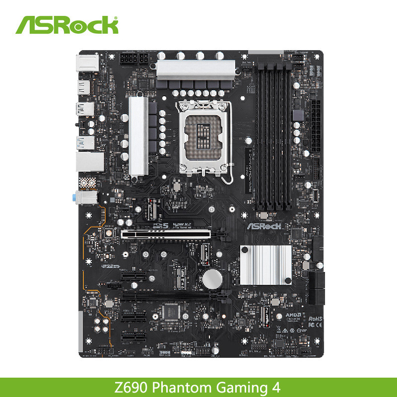 ASRock Z690 PG4/Kuroshio Storm เกมสําหรับเล่นเกมเมนบอร์ดคอมพิวเตอร์เดสก์ท็อป DDR4/12700K/12600K