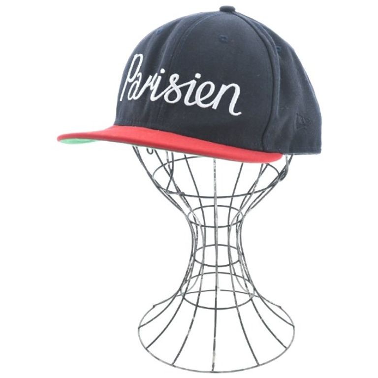 MAISON KITSUNE หมวก สีกรมท่า เขียว ส่งตรงจากญี่ปุ่น มือสอง
