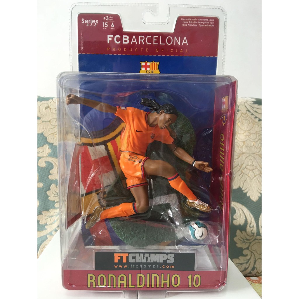 ชุดบอล Barcelona FT CHAMPS เบอร์ 10 เซียวโร (Ronal Dio Orange Version) ของขวัญ