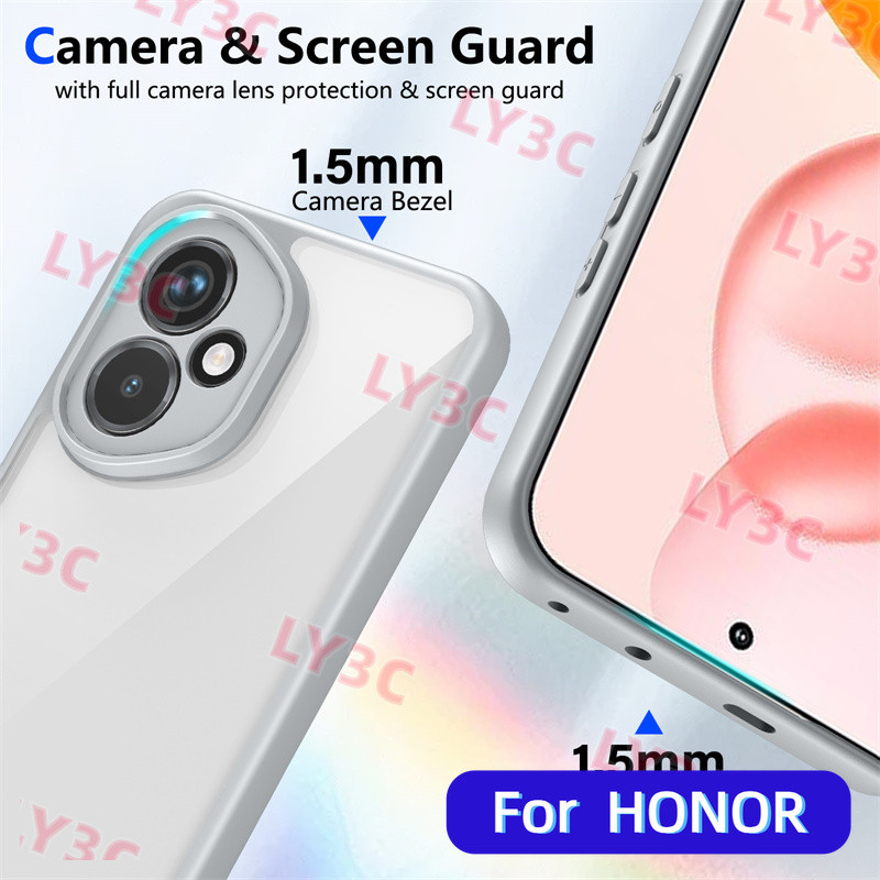 COD สําหรับ Honor 400 DNY-NX9 กรณี Hybrid ทนทาน Hard Protection TPU กันชน Clear Armor ฝาหลังสําหรับ 