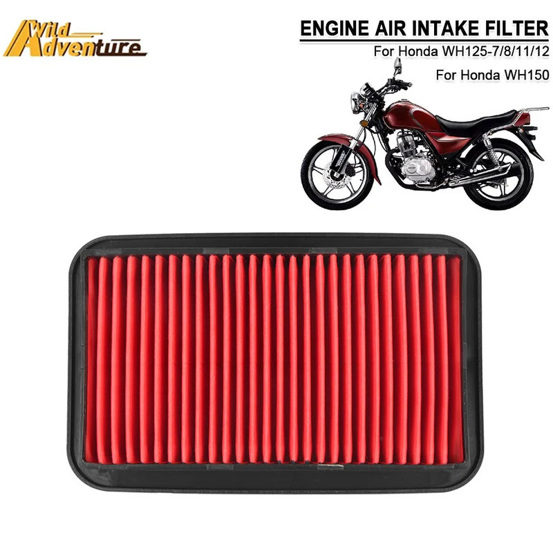 รถจักรยานยนต์ Air Intake Cleaner สําหรับ Honda WH125-7 WH125-8 WH125-11 WH125-12 WH150 WH 150 เครื่อ