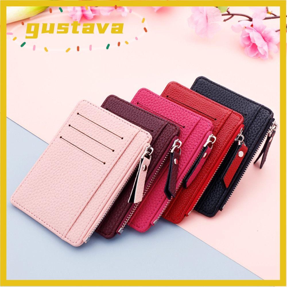 GUSTAVA Purse Multi-card Bit Zipper Pocket Coin Bag Card Holder for Women