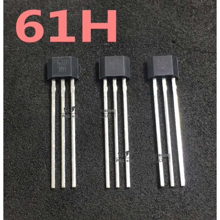 10 ชิ้น 61H bipolar Bolt ประเภท Hall องค์ประกอบ TO-92S สองล้อยานพาหนะไฟฟ้ามอเตอร์ Hall sensor 61H Ha