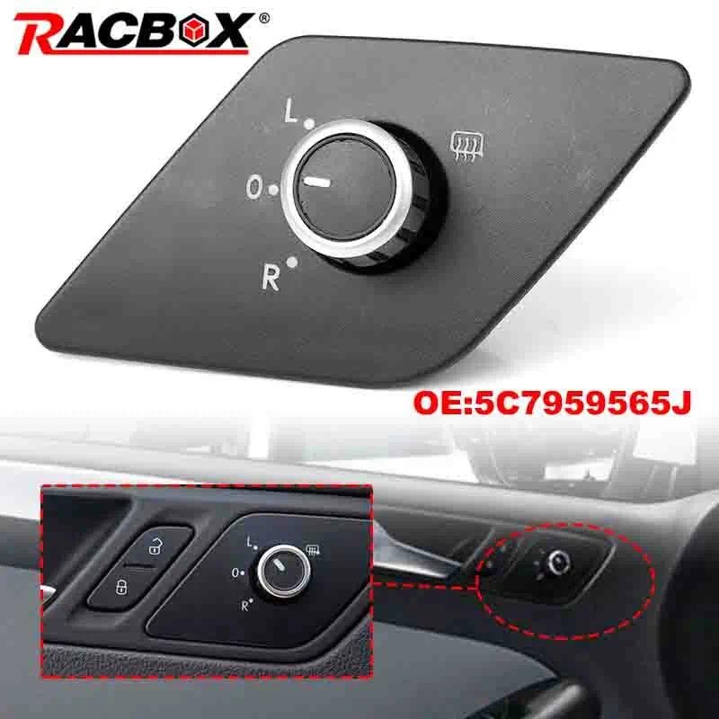 5C7959565J 10-Pin รถภายนอกกระจกมองข้างสวิทช์ควบคุมปรับลูกบิดสําหรับ 2011-2016 Volkswagen VW Jetta MK