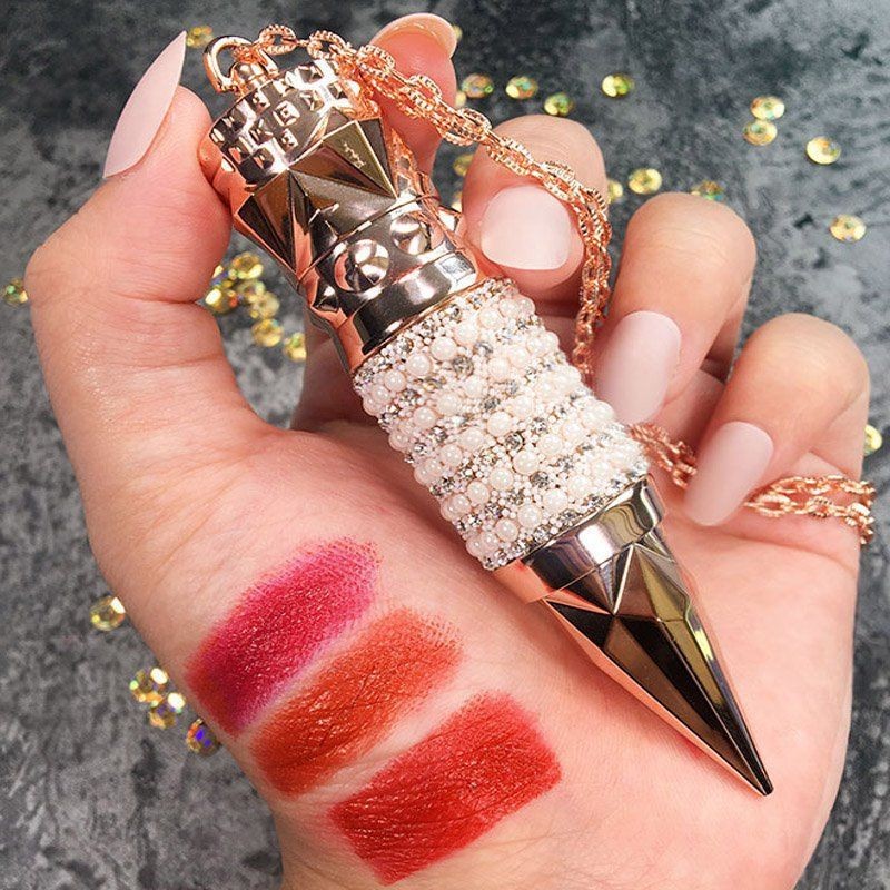 Hot Sale#AGAG Queen's Scepter Three-Color Lipstick for Women, Waterproof, Long-Lasting, Non-Staining