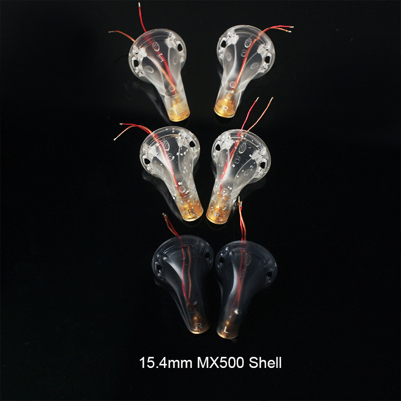 เคสหูฟังพร้อม mmcx พร้อมหูฟังแบบแบนลําโพง mx500