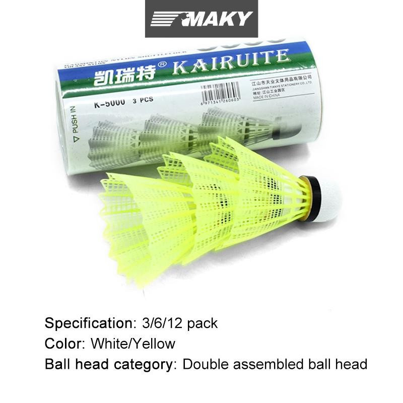 LLPH 3/6/12 แพ็คแบดมินตันไนลอนแบดมินตันสีเหลืองและสีขาวการฝึกอบรมโรงเรียนมัธยมพิเศษ LLP - รูปที่ 7