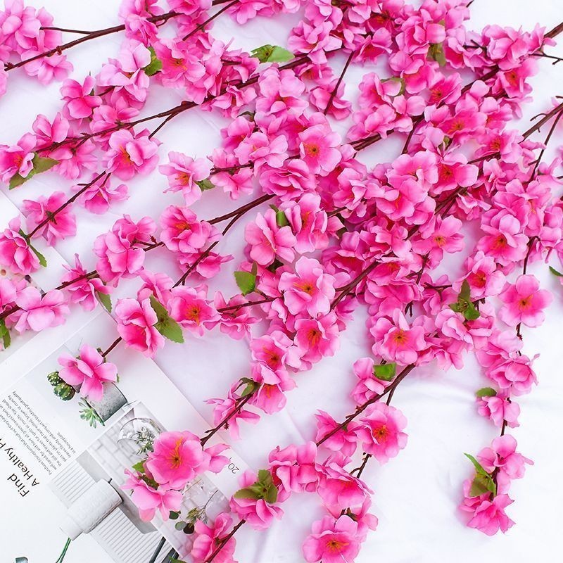 YTL 🌸พร้อมส่งจากไทย🌸ดอกซากุระปลอมประดิษฐ์ ดอกพีช ตกแต่งบ้าน ตกแต่งร้าน ตกแต่งสวน - รูปที่ 3