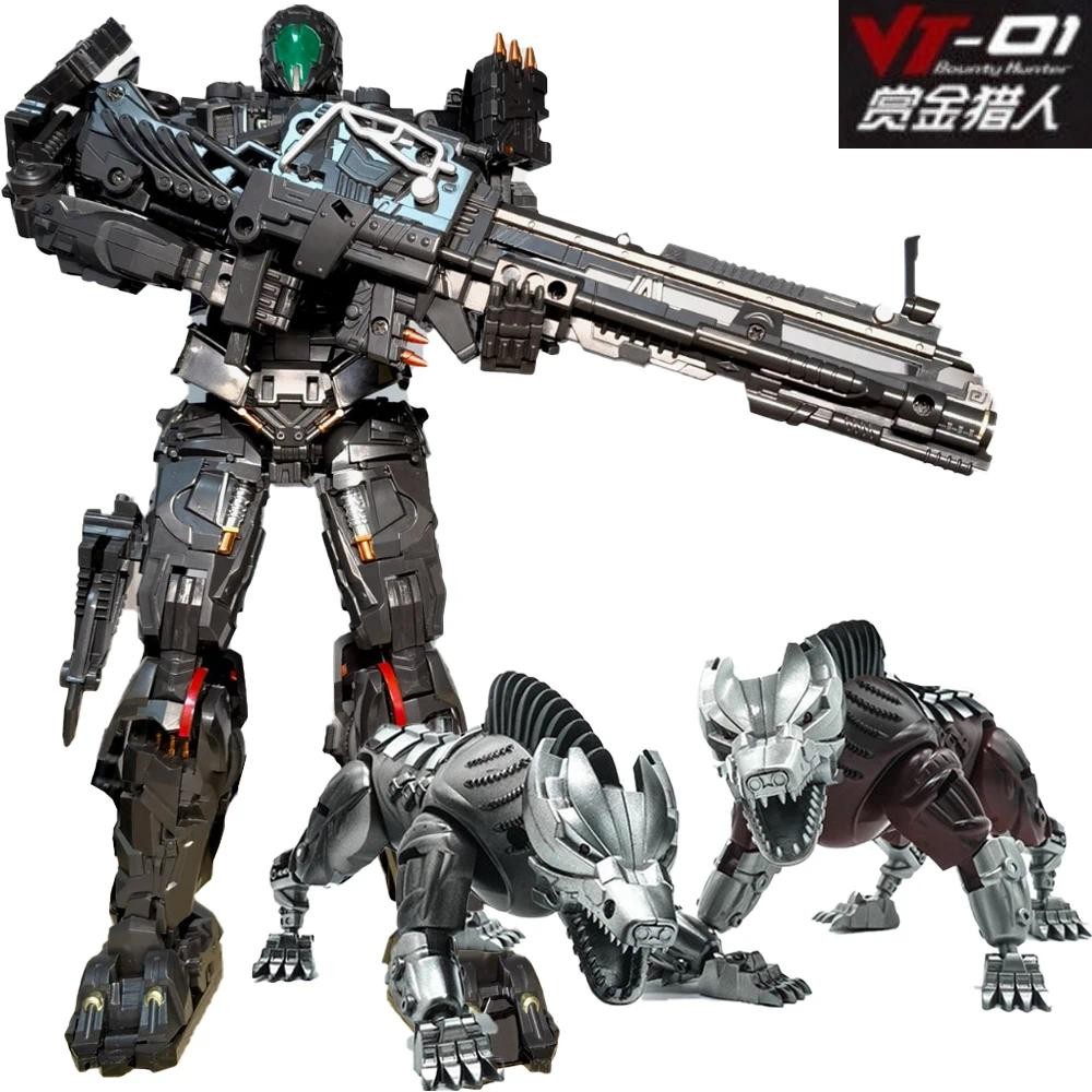 ของเล่นภาพ Lockdown VT01 Transformation ของเล่น Bounty Hunter Lamborghini Two Hound รถ Action Figure