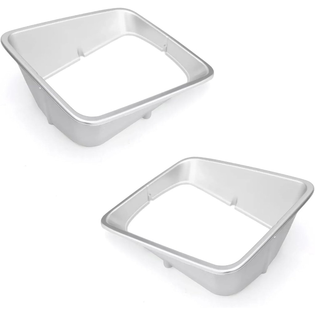 BXZ ไฟหน้าไฟหน้า Bezel ฝาครอบคู่สําหรับ Freightliner FL50 FL60 FL70 FL80 FL106