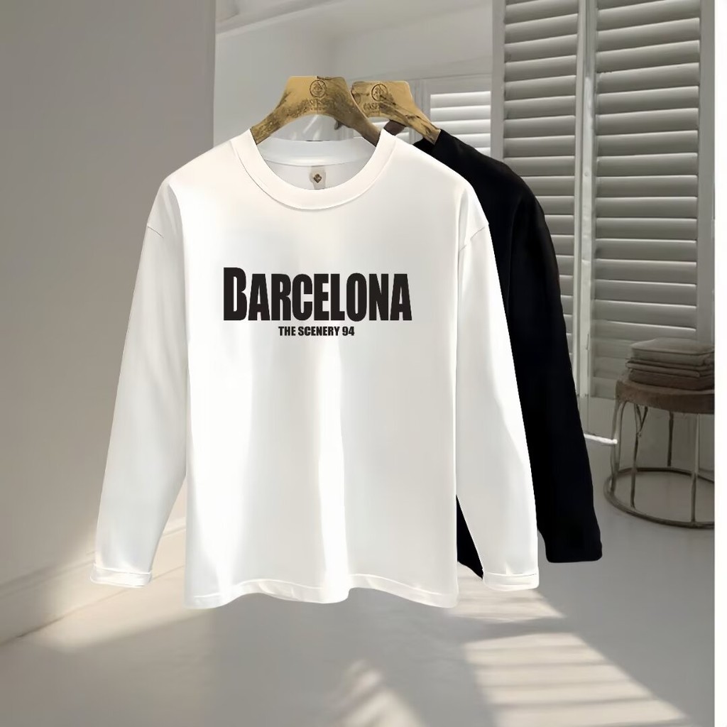 2025 NEW 2025 American Style Casual Top for Men and Women New Spring and Autumn Letter Print Fashion