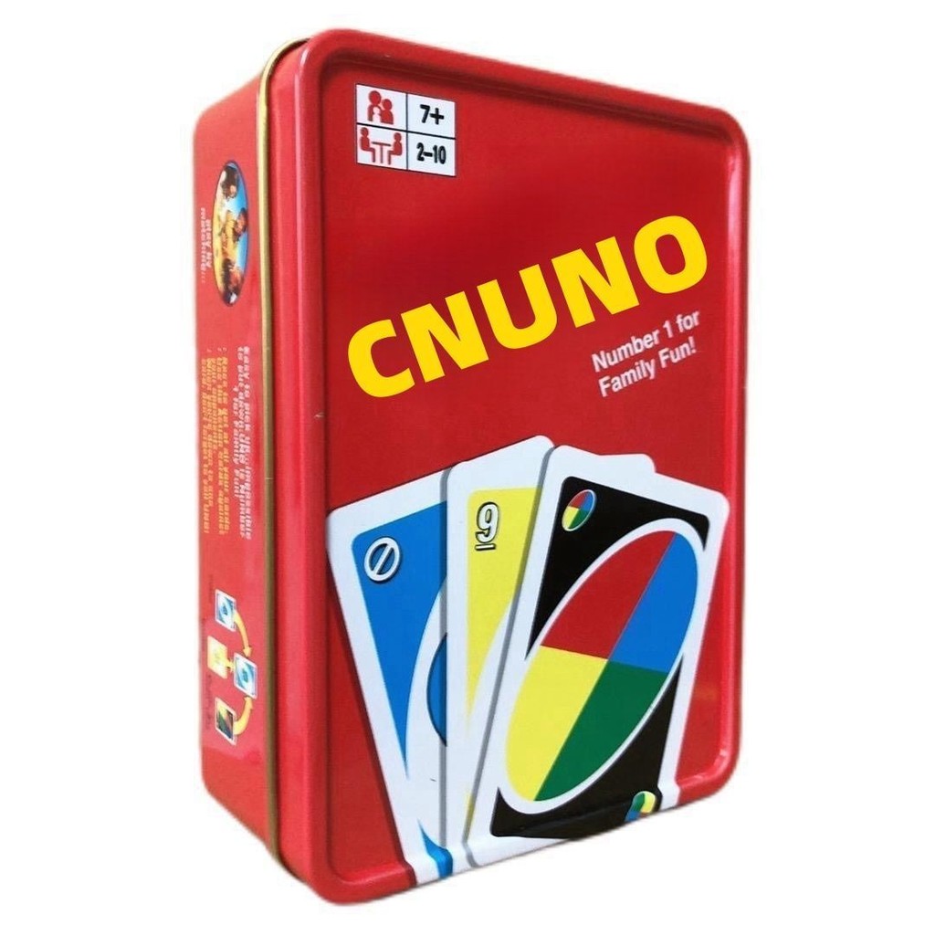CNUNO Solitaire การ์ดเกมกระดานอย่างเป็นทางการสําหรับผู้ใหญ่ปาร์ตี้สบาย ๆ เกมหลายคน Uno การ์ด