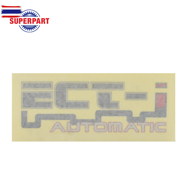 สติ๊กเกอร์กระะ VIGO year 05 แท้ห้างTY ECT I AUTOMATIC 75385-YZB13-4 priceต่อ 1 ชิ้น