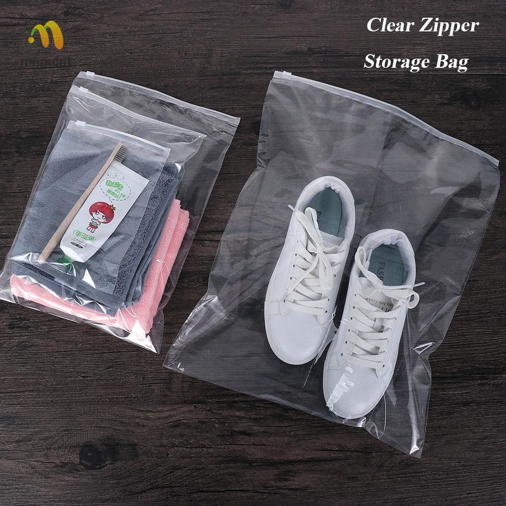 MOMENT 5 ชิ้นถุงพลาสติกเดินทางแบบพกพาโปร่งใส