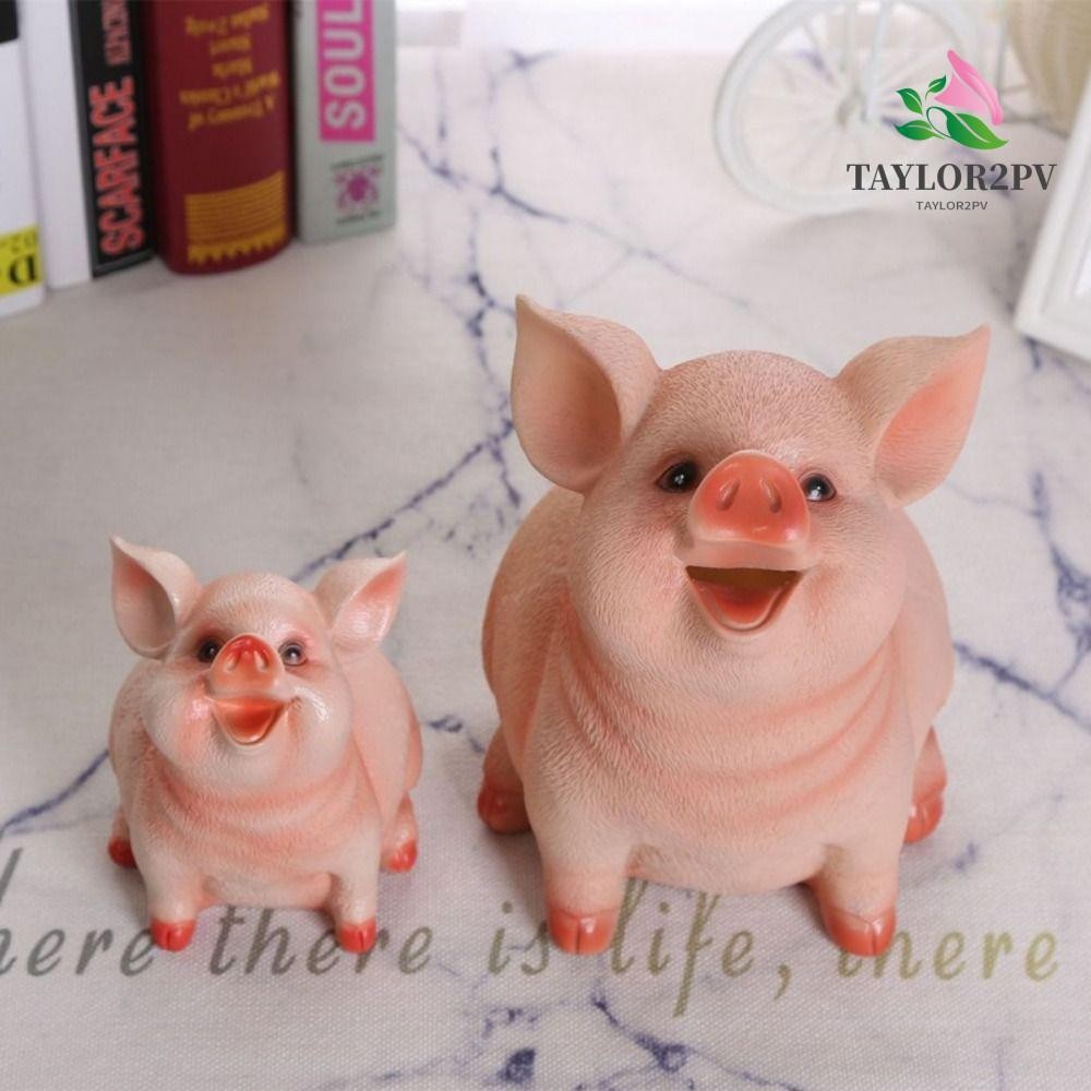 TAYLOR2PV กระปุกออมสิน รูปหมู แบบสร้างสรรค์ เหมาะกับของขวัญวันเกิด ของเล่นสําหรับเด็ก จํานวน 1 ชิ้น