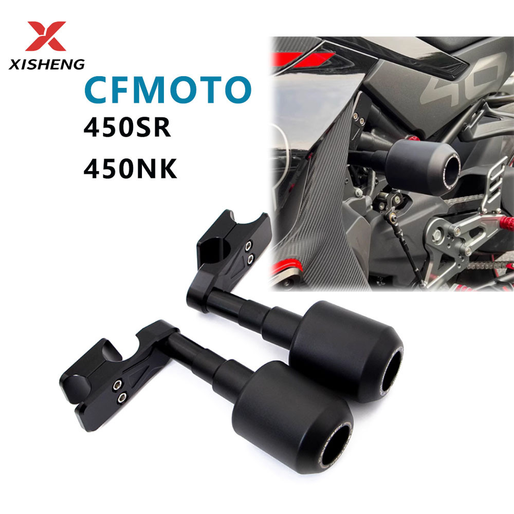 สําหรับ CFMOTO 450SR 450NK EVOtech EP Performance เครื่องยนต์กรอบ Sliders Crash Pad Falling Protecto
