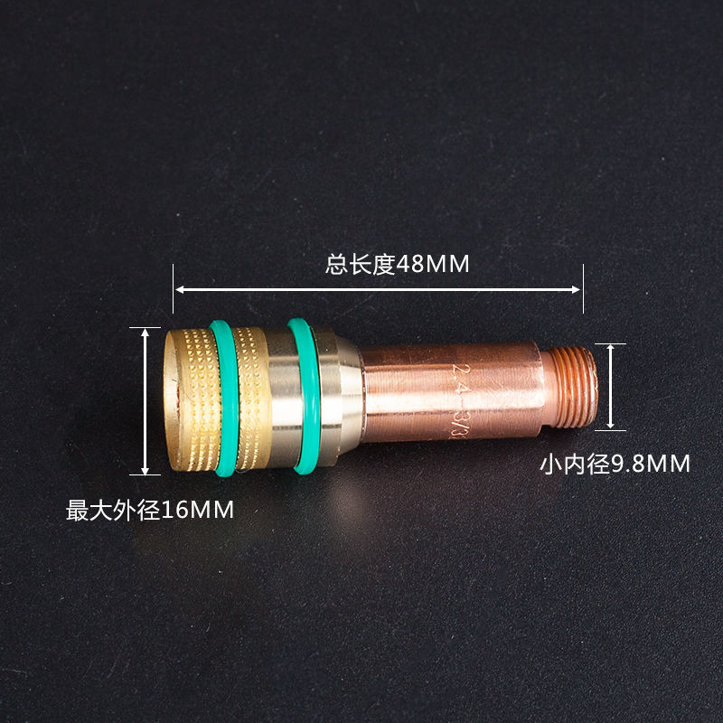 อุปกรณ์เชื่อมอาร์กอนอาร์ค ซีเนียร์/หน้า-17/18/26 ปะเก็นเทฟลอนขนาดกลางรวมกันหัวฉีดพอร์ซเลนโปร่งใสพร้อมขั้วต่อตะแกรง - รูปที่ 7